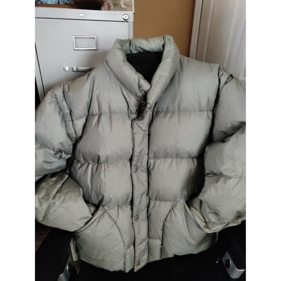 Extra Large Unisex Urban Equipment Gray Puffer Jacket With Removable Sleeves - Picture 16 of 16